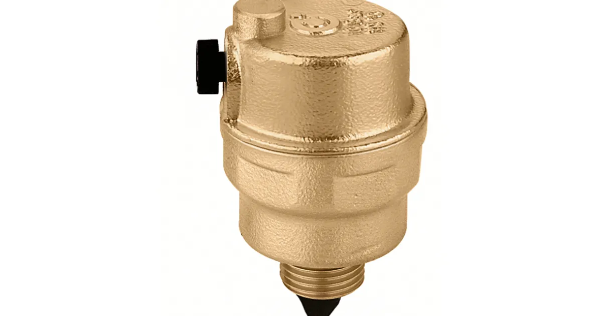 Valvola Di Sfiato Aria Radiatori Caleffi 1/4 - Senza Chiave, Per Impianti Termici