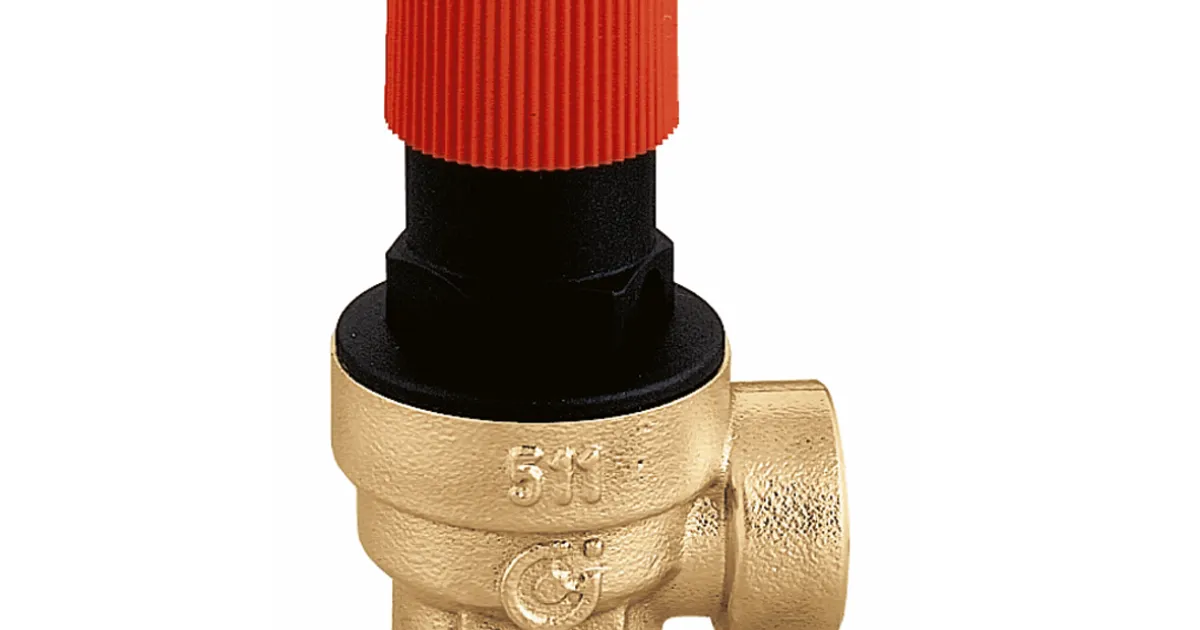 Caleffi Valvola Di Sicurezza Ordinaria Maschio X Femmina - Cromo, Taglia Unica