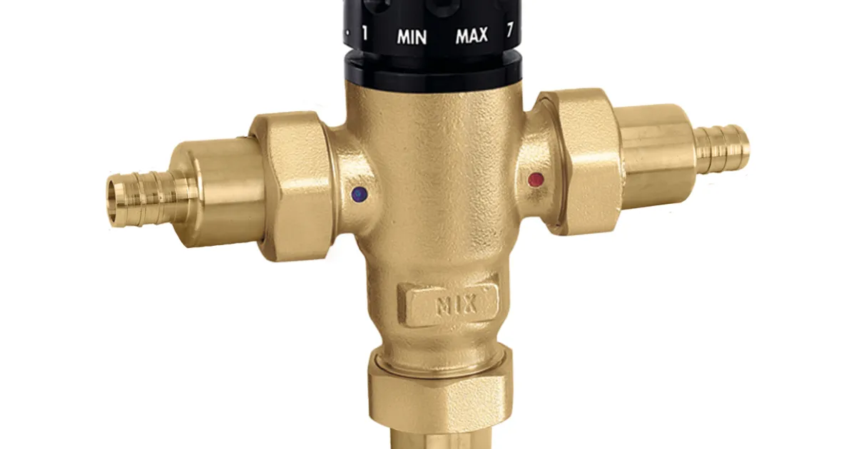 MixCal™, Adjustable thermostatic mixing valve (PEX) Caleffi S.p.a.