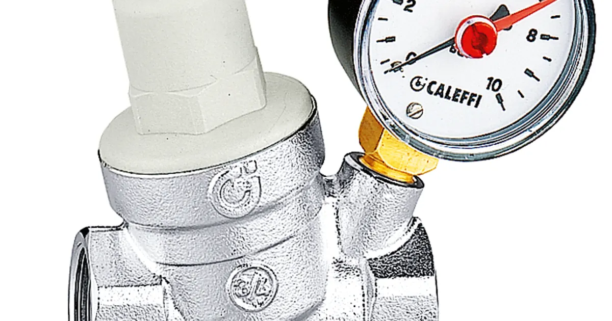 Riduttore Di Pressione Inclinato Con Manometro E Cartuccia Estraibile Caleffi 5332 - Foto 4