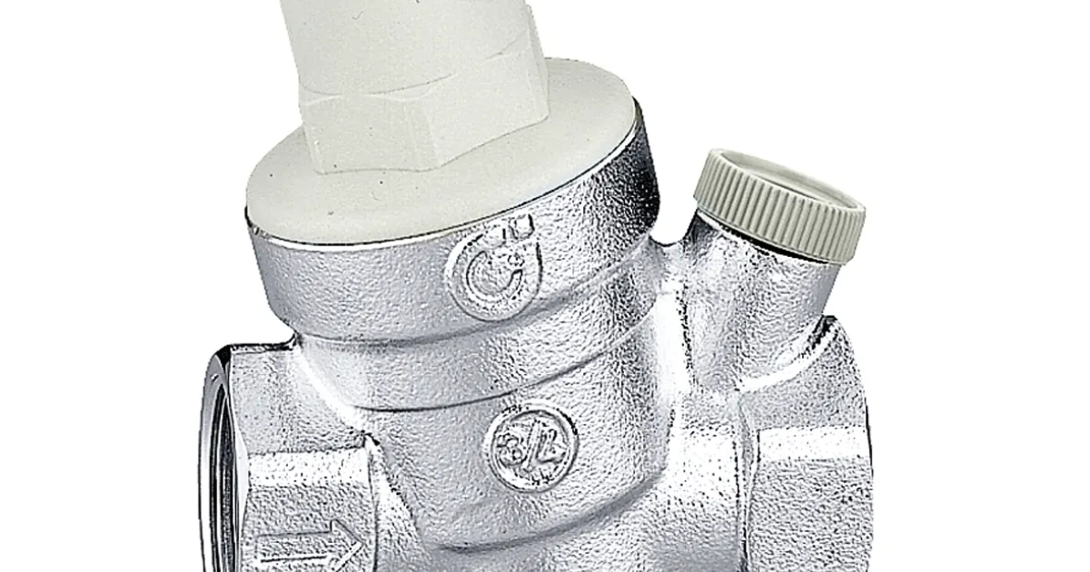 Schrägsitzdruckminderer, mit Manometeranschluss. | Caleffi S.p.a