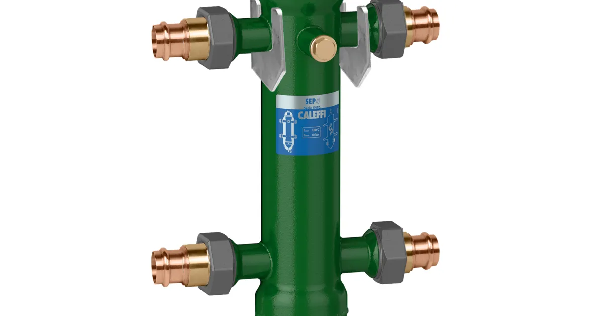 SEP4™, 4-in-1 Hydraulic Separator | Caleffi S.p.a.
