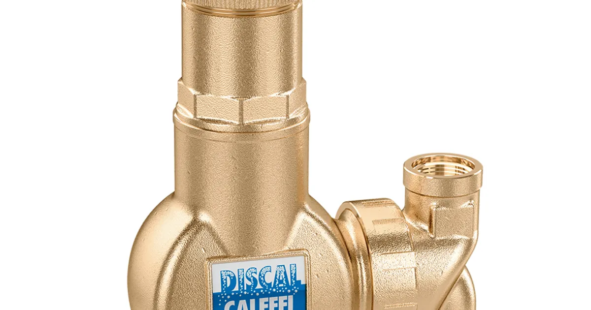 DISCAL®, Separador de microbolhas de ar. Ajustável a instalações horizontais ou verticais. | Caleffi S.p.a.