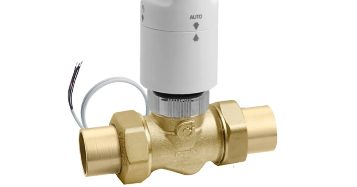TwisTop™, 2-way thermo-electric zone valve | Caleffi S.p.a.