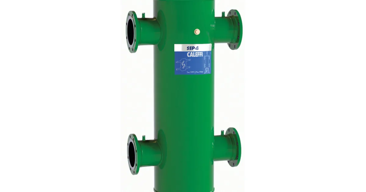 SEP4™, Flanged 4-in-1 Hydraulic Separator (ASME & CRN) | Caleffi