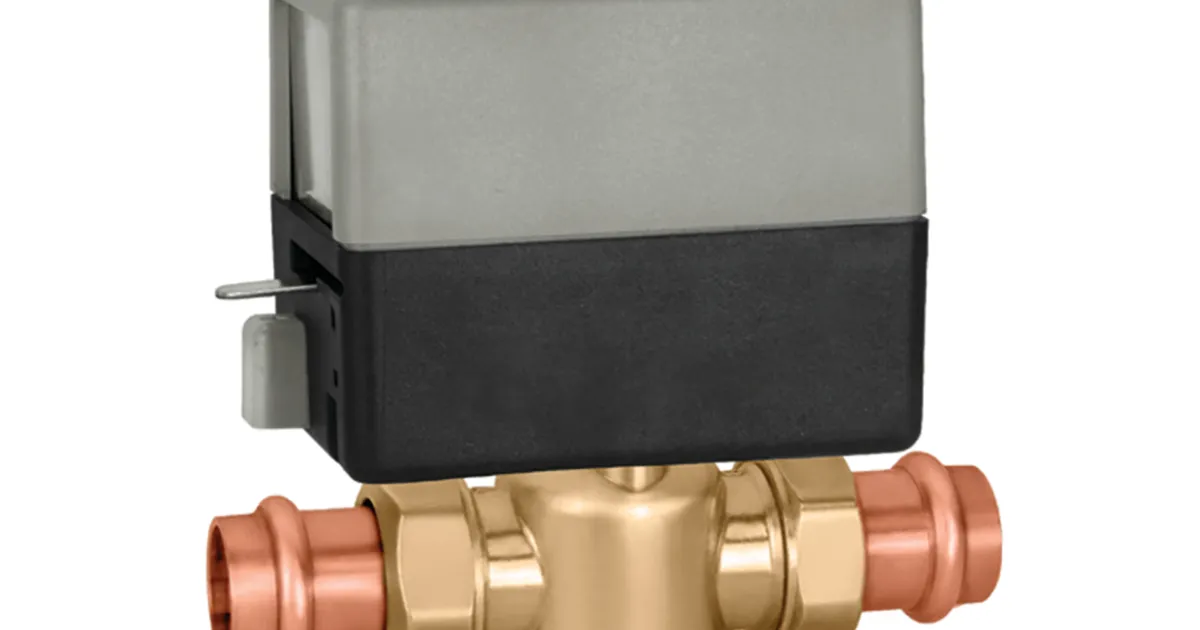VALVE ELECTRONIC CV4004 2本 ① Caleffi Z44P 2-Way Motorized Zone - Valve - Press Union Option